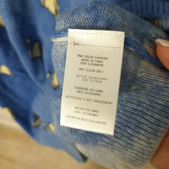 Equipment Femme Cashmere Crewneck Flamingo Sweater Small - Picture 4 of 6